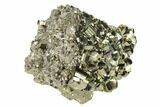 Gleaming Pyrite Crystal Cluster - Peru #136173-1
